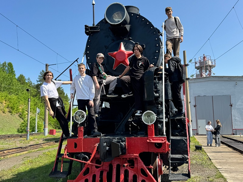 Экскурсия в локомотивное депо.