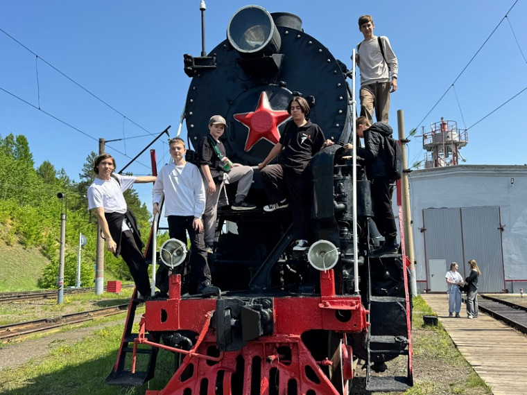 Экскурсия в локомотивное депо.